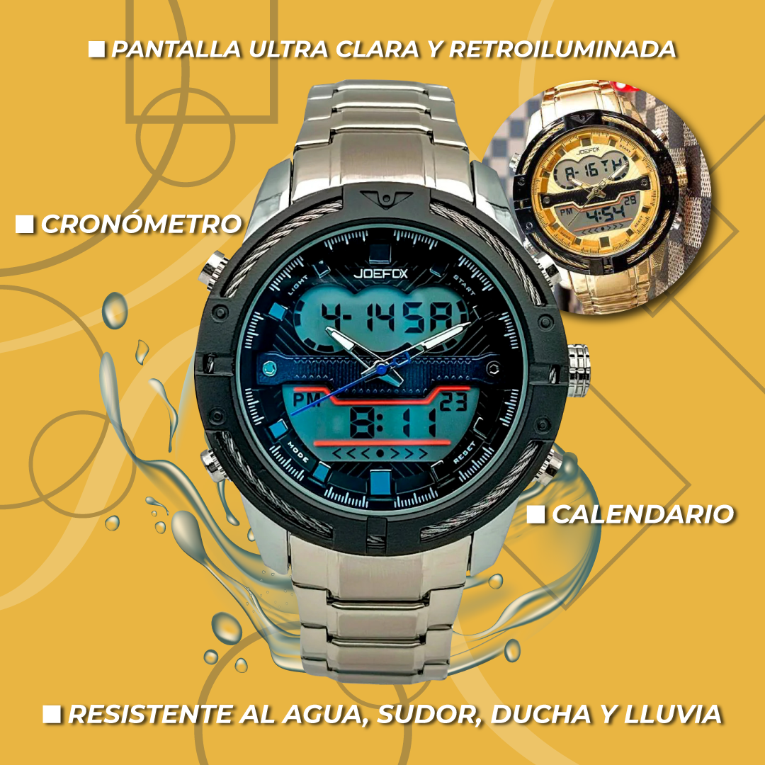 💥 EL RELOJ QUE IMPONE PRESENCIA – TU MEJOR ALIADO ⏱️💪