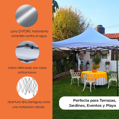 CARPA PLEGABLE PREMIUM 🏕️