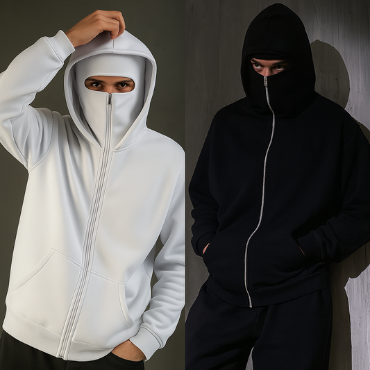 HOODIE NINJA CON BALACLAVA