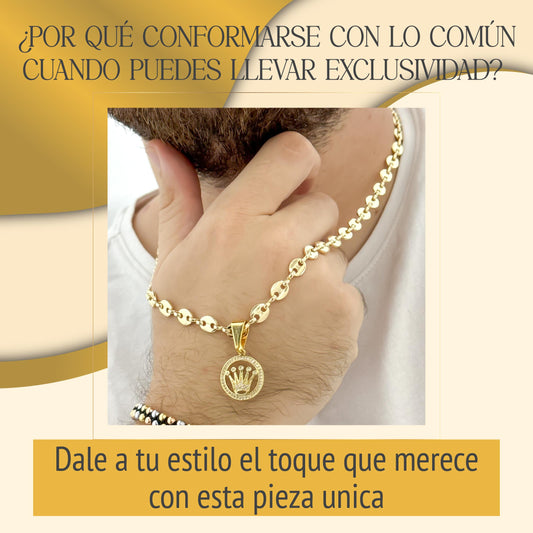 👑 Collar de Poder: Brillo y Estilo que Impone Presencia