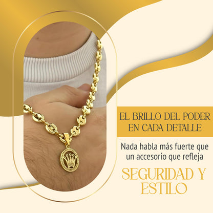 👑 Collar de Poder: Brillo y Estilo que Impone Presencia