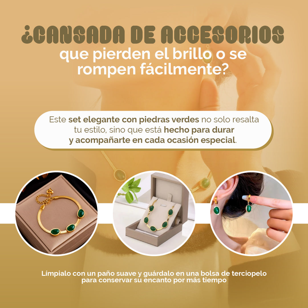 Brilla con Fuerza y Estilo: El Set de Joyas que Define tu Esencia