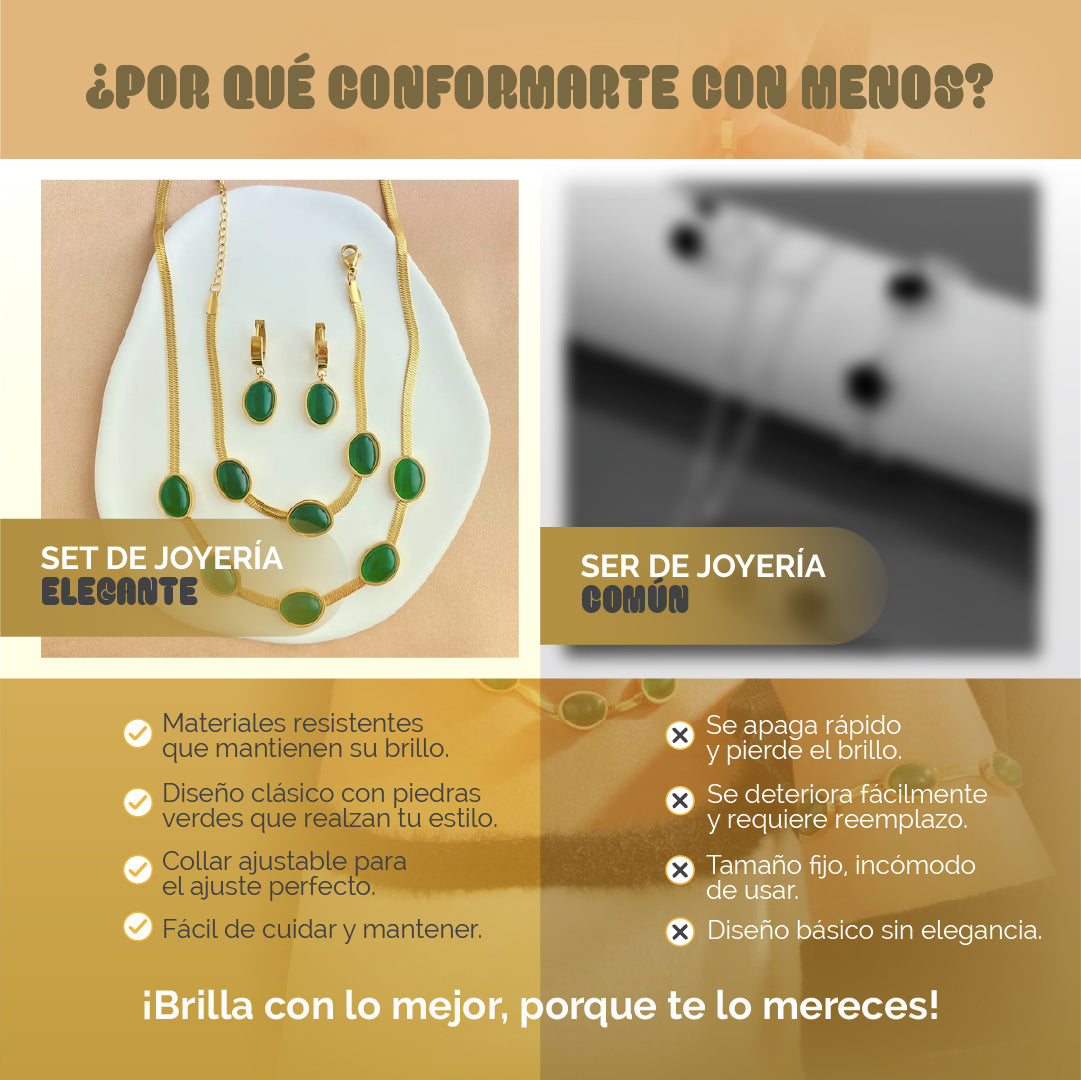 Brilla con Fuerza y Estilo: El Set de Joyas que Define tu Esencia