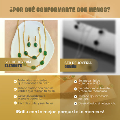 Brilla con Fuerza y Estilo: El Set de Joyas que Define tu Esencia
